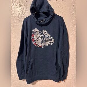 Gonzaga University Bulldogs Logo Hoodie Pullover Blue Sweatshirt